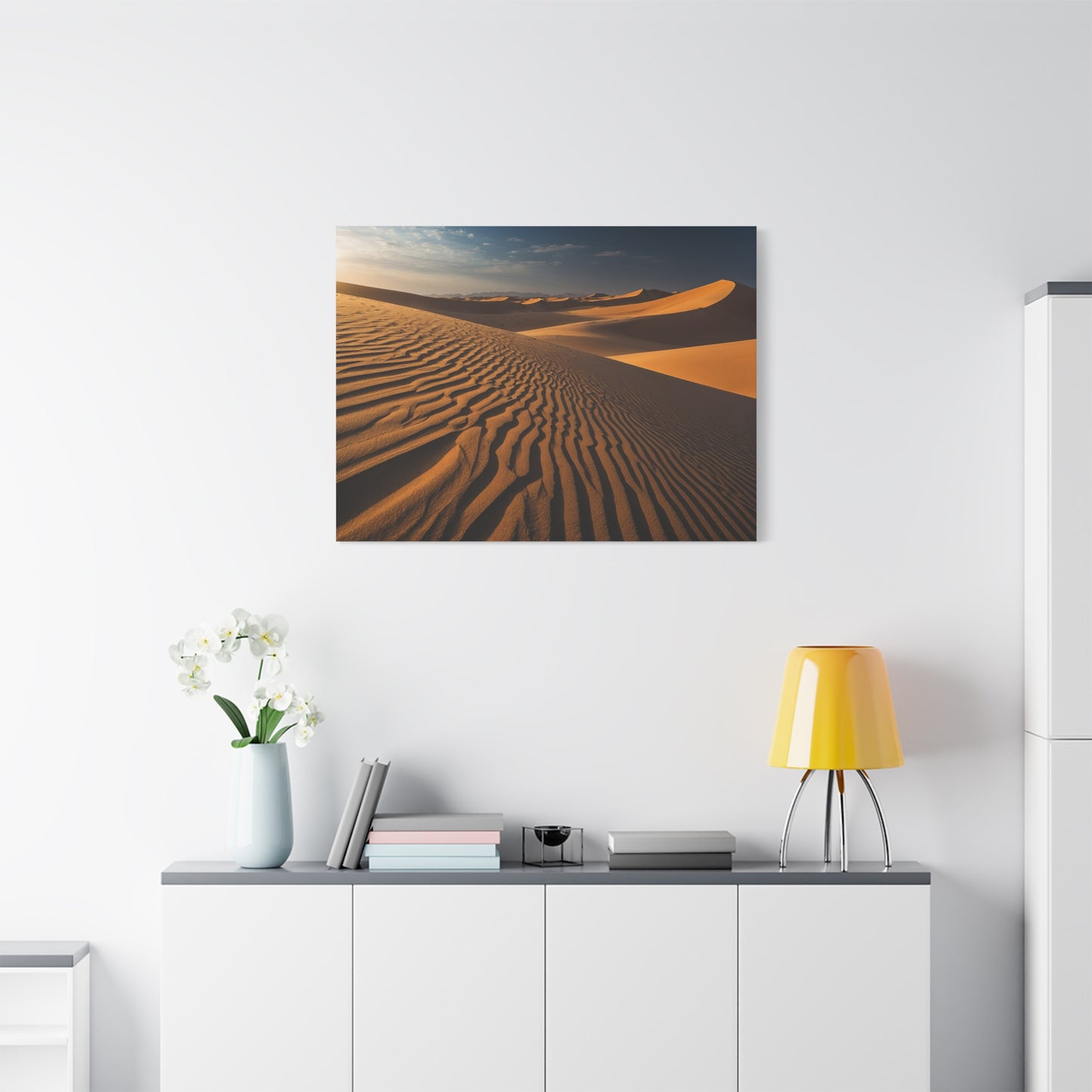 Sun-kissed Sand Dunes - Sahara Desert, Africa