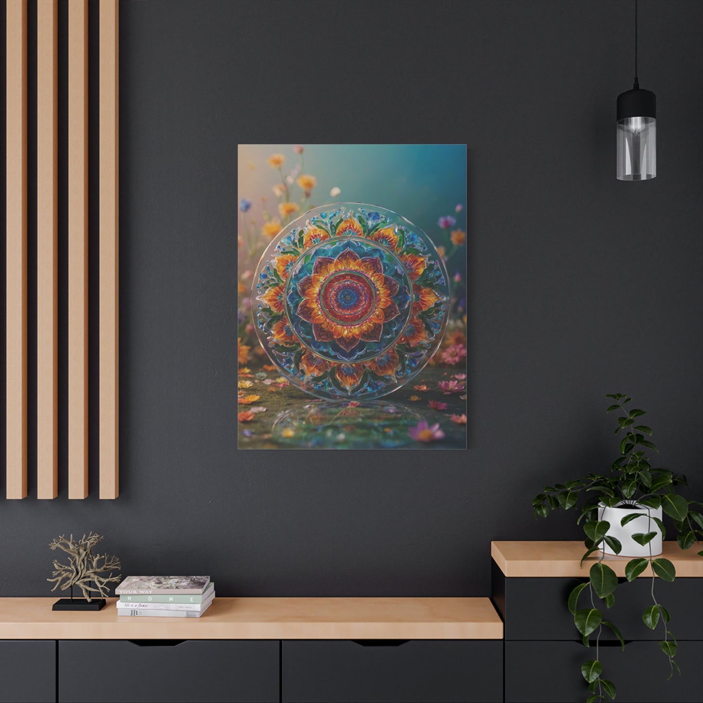 Harmony's Embrace - Vibrant Mandala of Unity and Wholeness