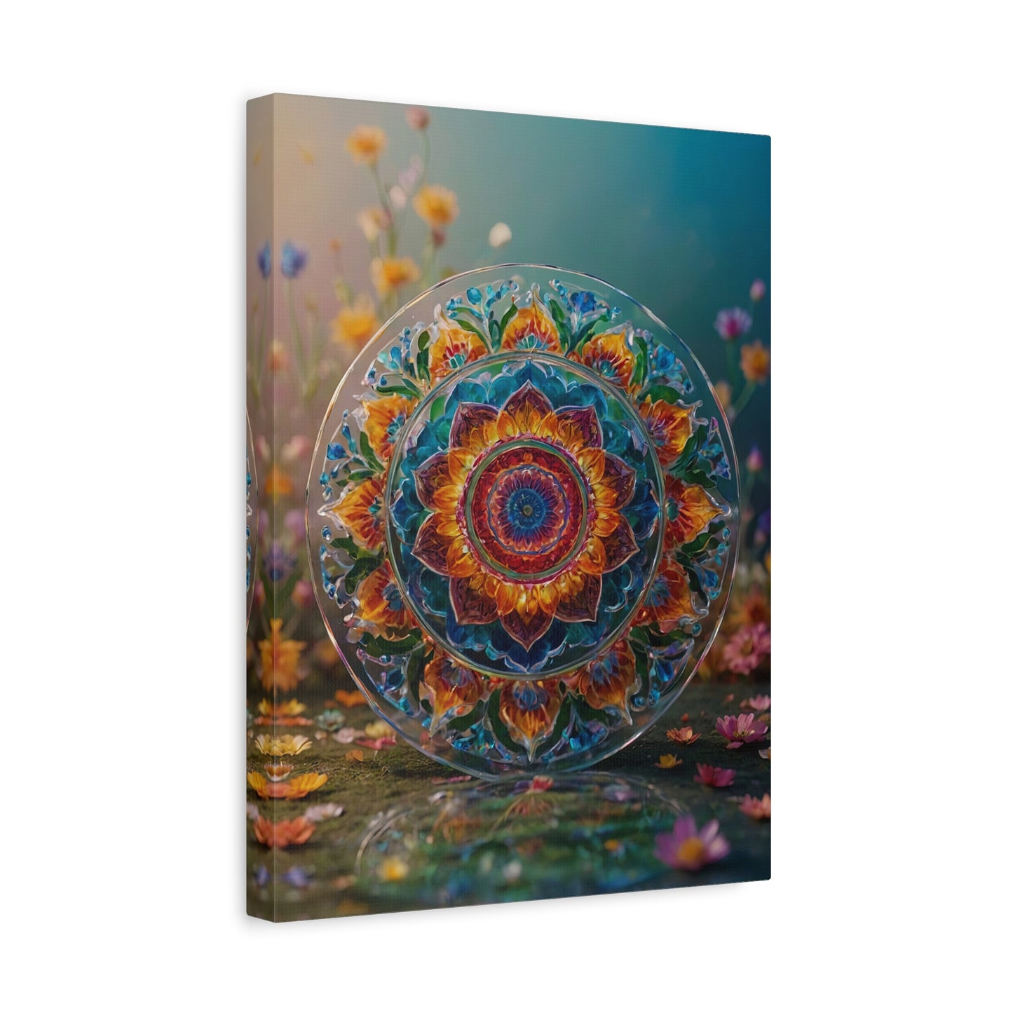 Harmony's Embrace - Vibrant Mandala of Unity and Wholeness